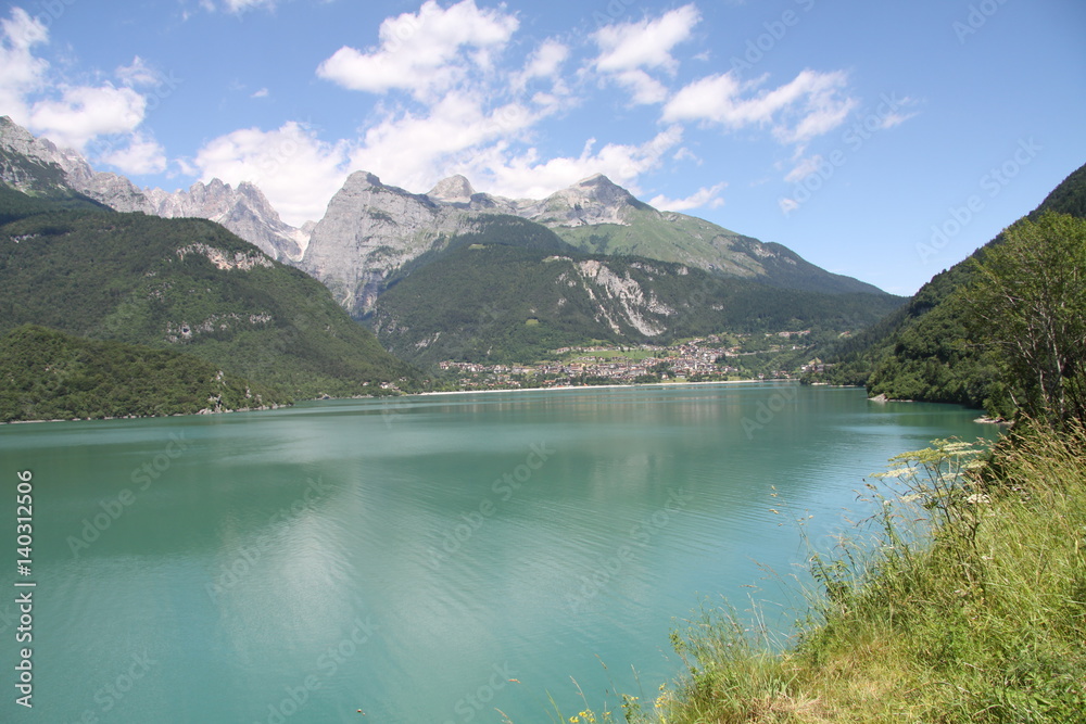 Lake Molveno in Trentino, Italy