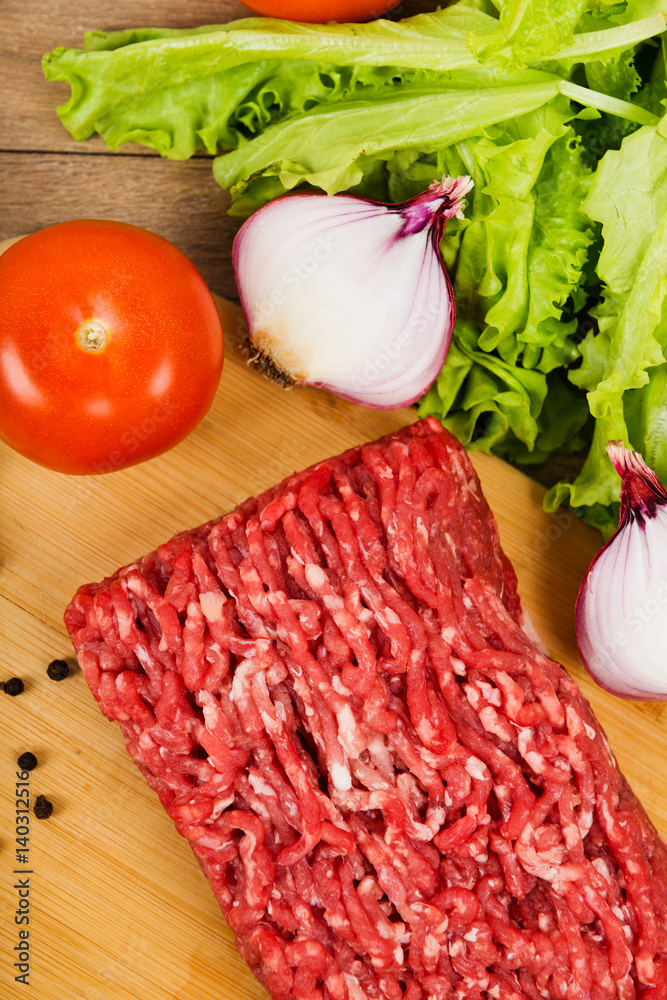 Raw Minced beef meat Raw Minced beef meat
