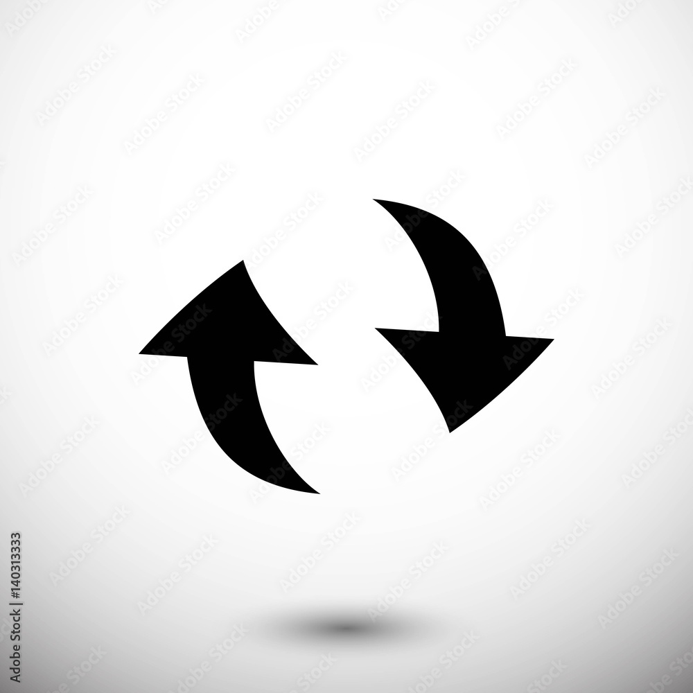 arrow icon stock vector illustration flat design arrow icon stock vector illustration flat design
