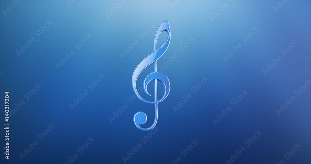Music Blue 3d Icon Music Blue 3d Icon