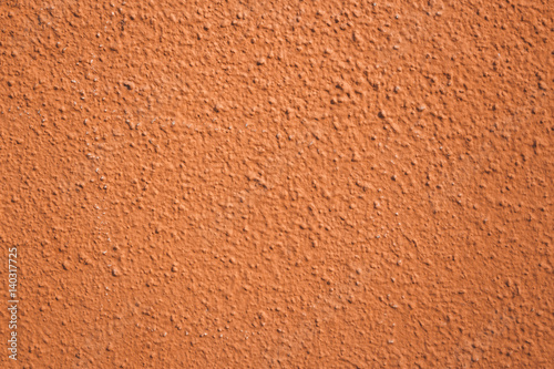 Orange plaster wall