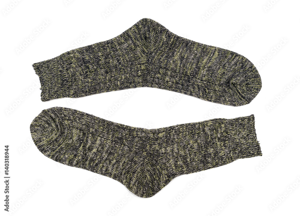 Fototapeta premium socks isolated on white background