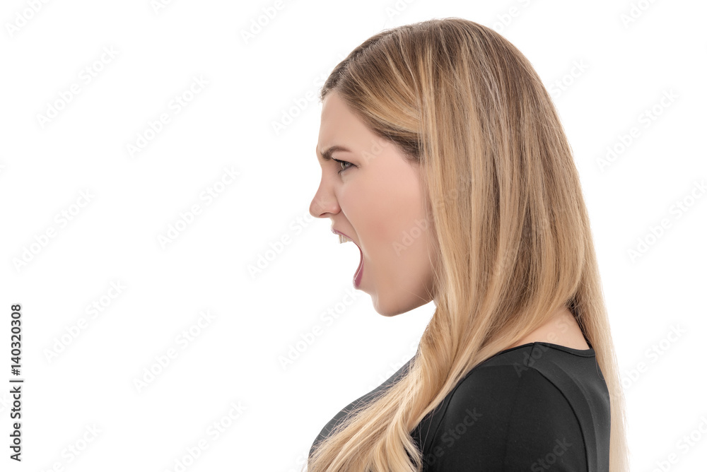 Furious beauty isolated. Furious beauty isolated.