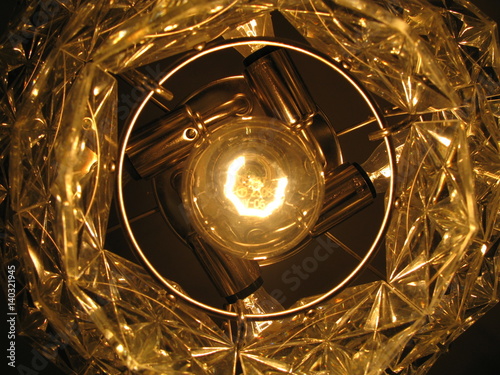 Chandelier view from the bottom