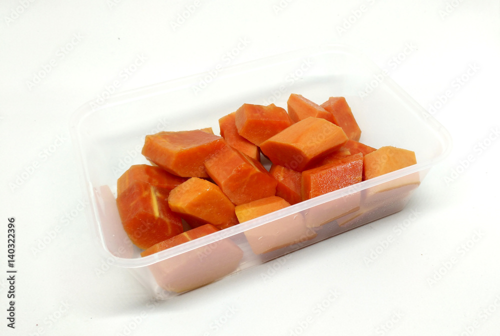 papaya isolated on white background with clipping path papaya isolated on white background with clipping path