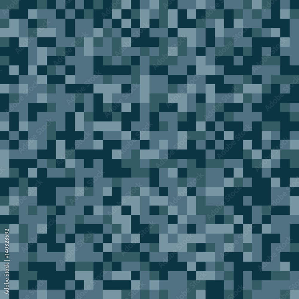 Trendy Seamless digital pixel camouflage pattern Trendy Seamless digital pixel camouflage pattern