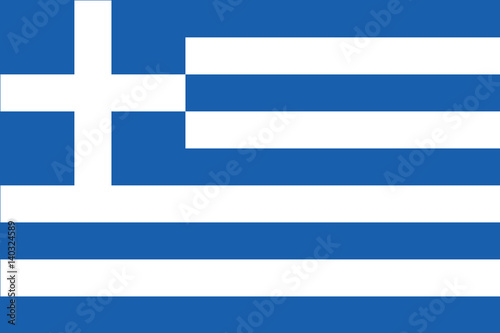 Amazing Greek flag photo