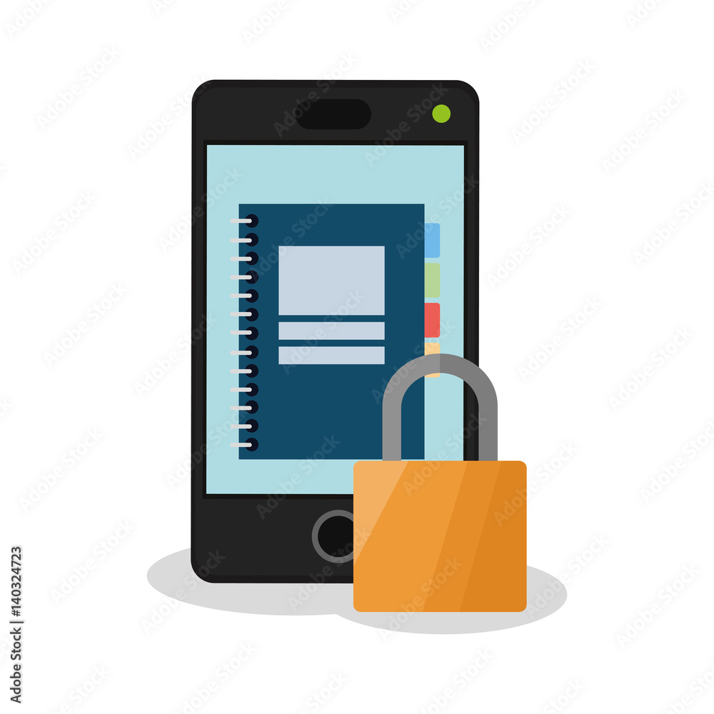 cellphone safety or privacy related icons image vector illustration design cellphone safety or privacy related icons image vector illustration design