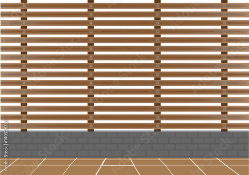 Abstract home wall and garden background
