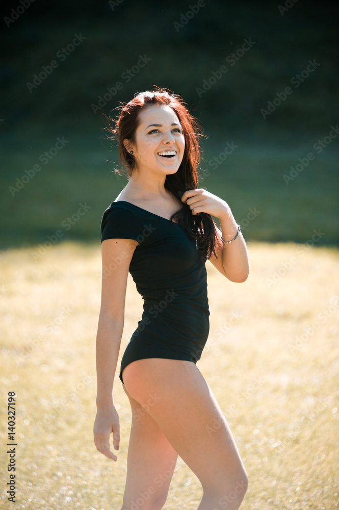girl on the green lawn girl on the green lawn
