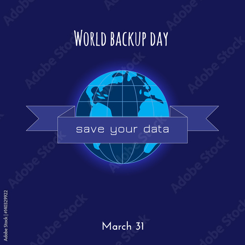 Backup and restore data ribbon badge