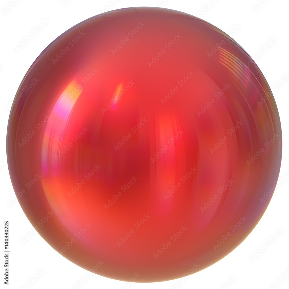 Red sphere round button ball basic circle geometric shape solid figure simple minimalistic atom element single blood drop shiny glossy sparkling object blank balloon icon. 3d render illustration Red sphere round button ball basic circle geometric shape solid figure simple minimalistic atom element single blood drop shiny glossy sparkling object blank balloon icon. 3d render illustration
