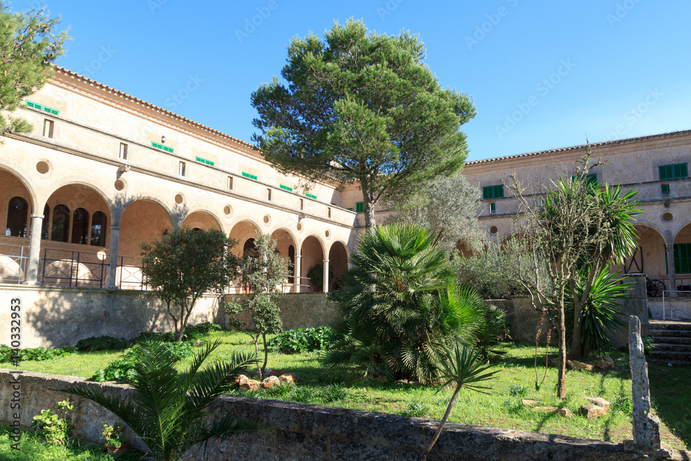 Monastery Santuari de Cura on Puig de Randa, Majorca, Spain