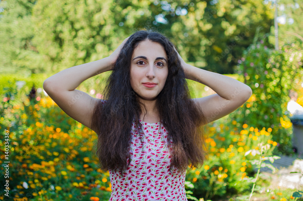 Portrait of young beautiful woman Portrait of young beautiful woman