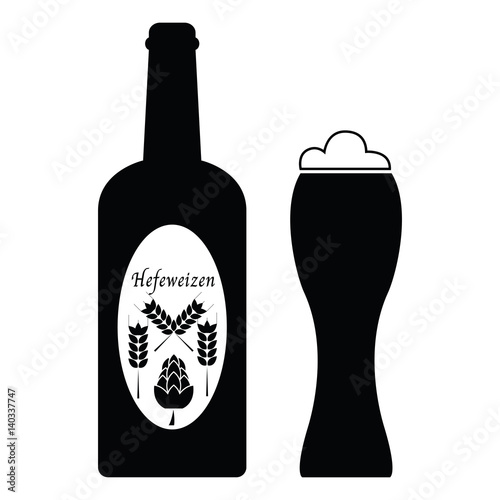 vector beer icons.