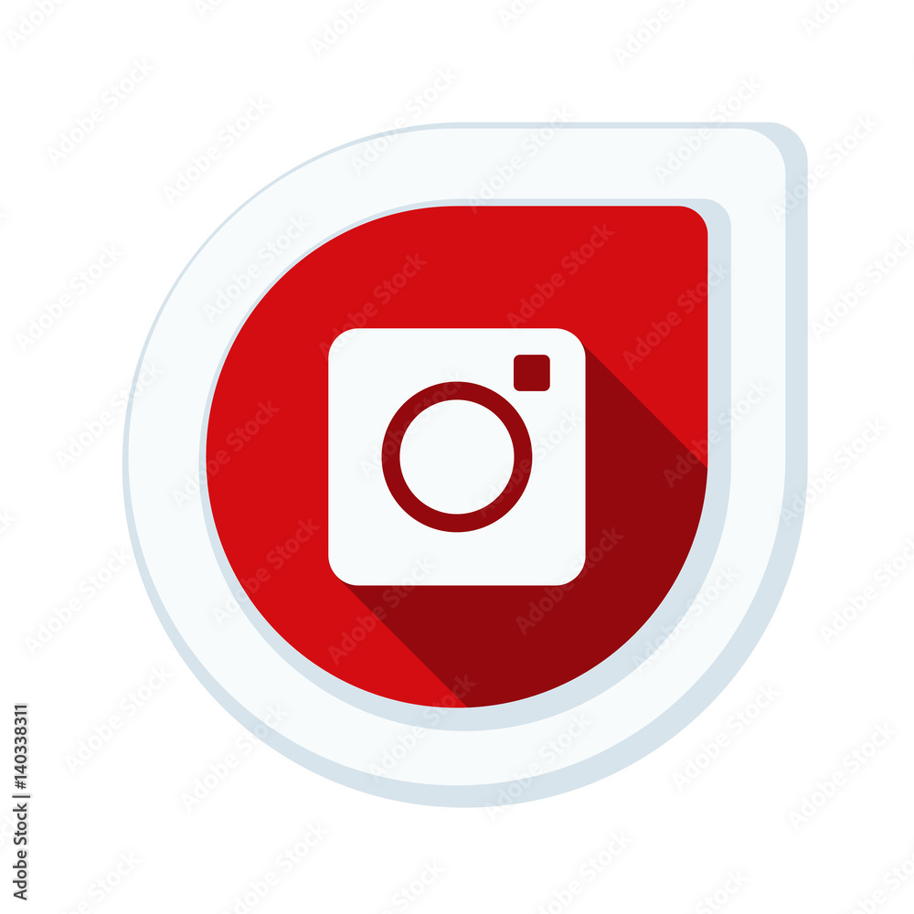 Photo Camera button illustration Photo Camera button illustration