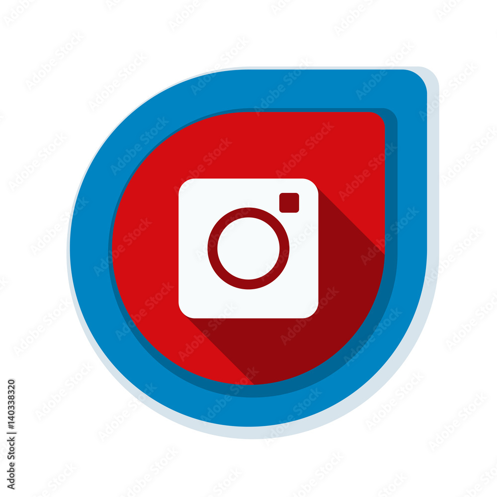 Photo Camera button illustration Photo Camera button illustration