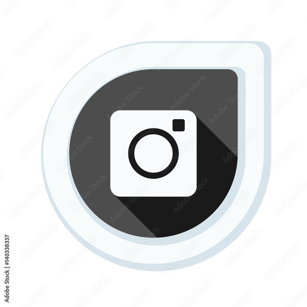 Photo Camera button illustration Photo Camera button illustration