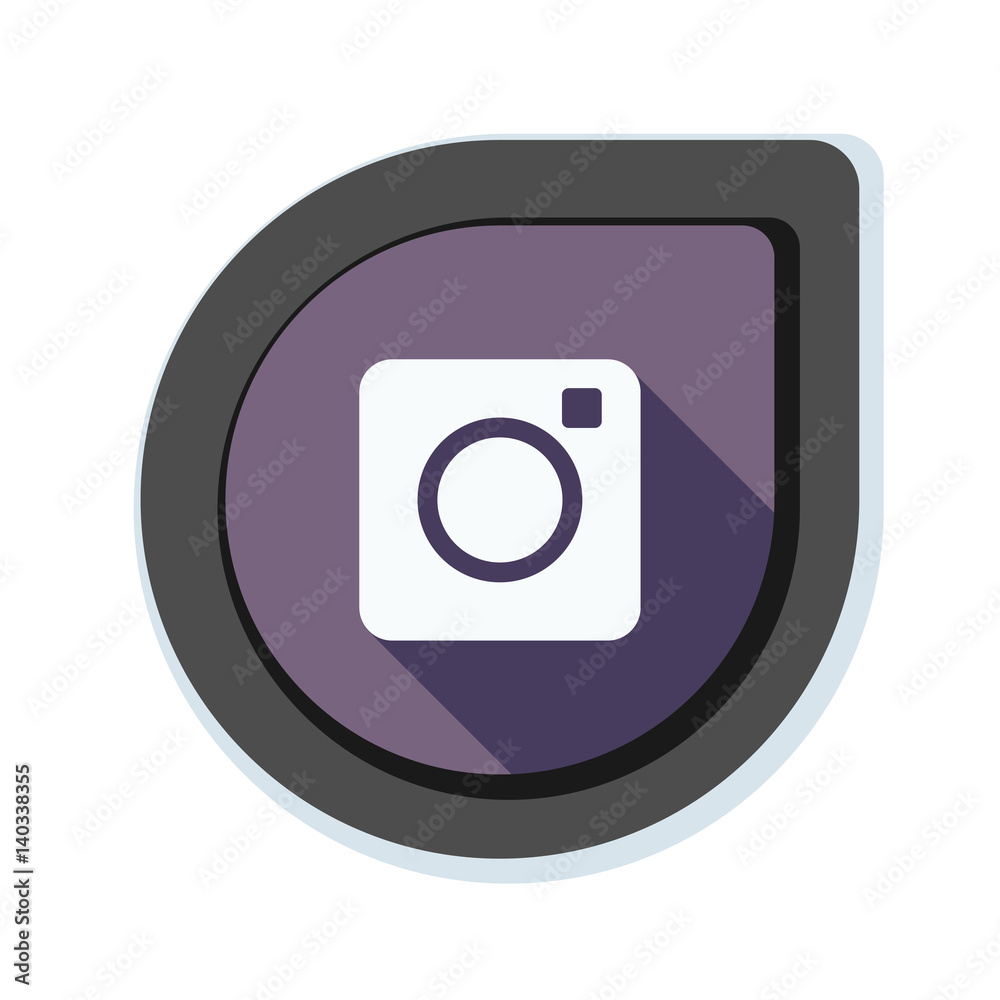 Photo Camera button illustration Photo Camera button illustration