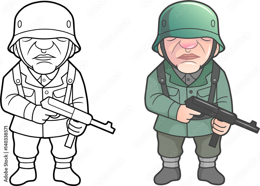 German soldier of the World War two German soldier of the World War two