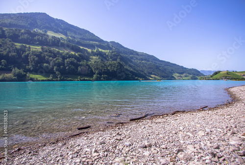 Lake Lungern, Switzerland..