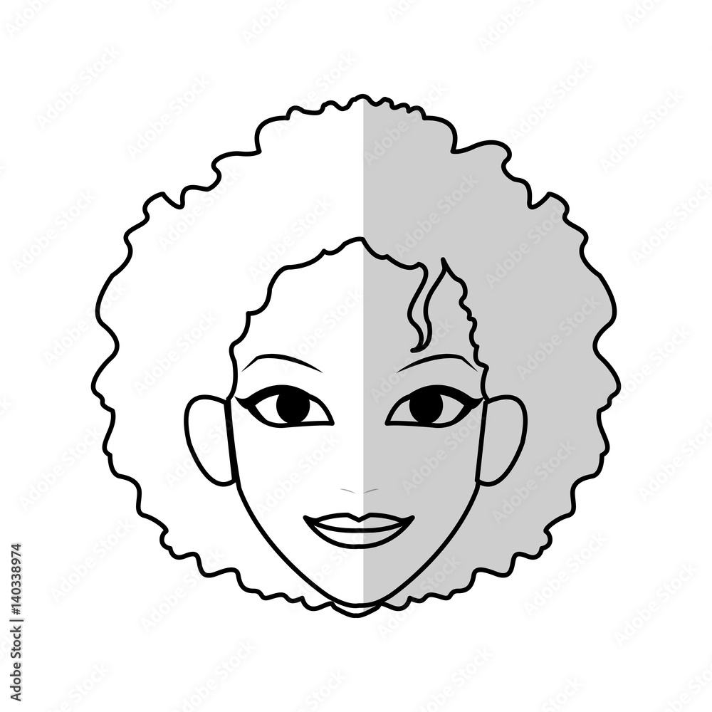 Handsome woman cartoon icon over white background. vector illustration Handsome woman cartoon icon over white background. vector illustration