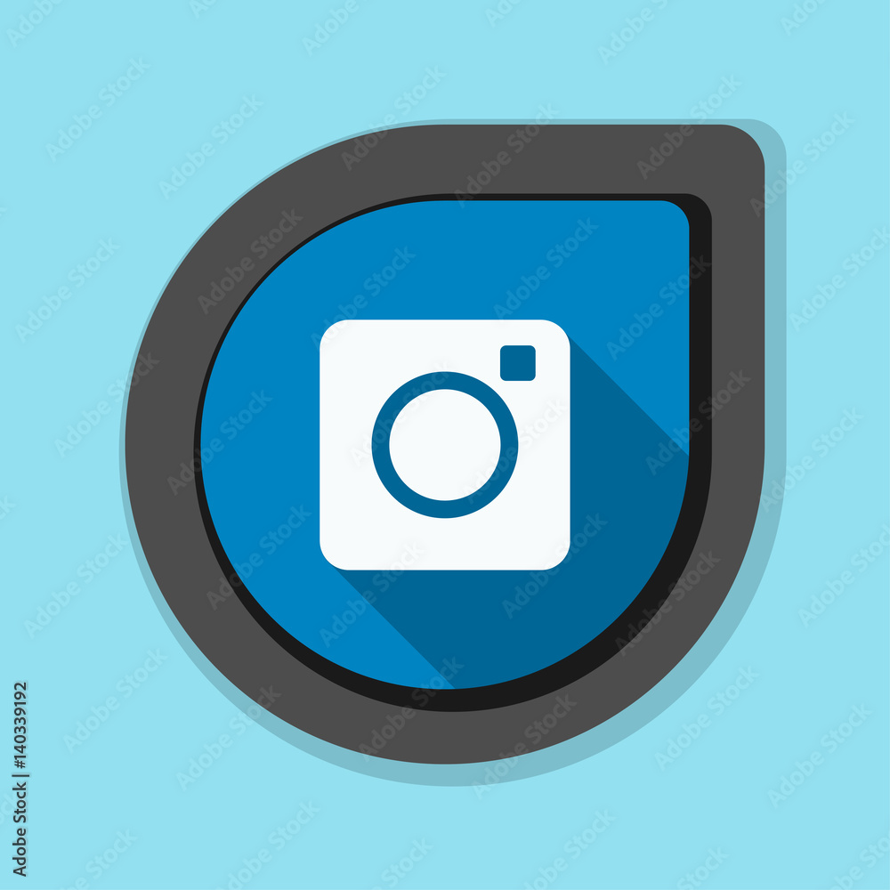 Photo Camera button illustration Photo Camera button illustration