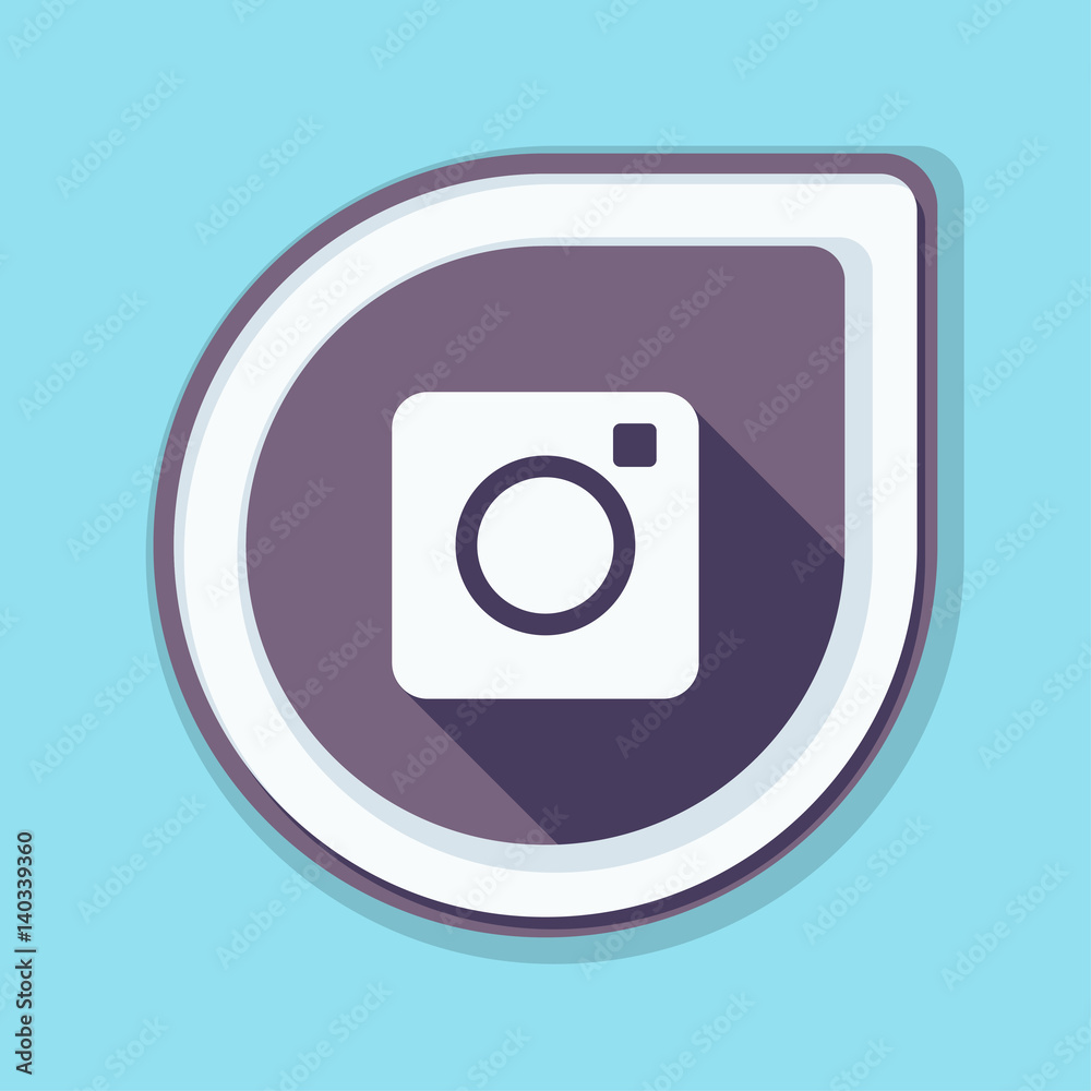Photo Camera button illustration Photo Camera button illustration