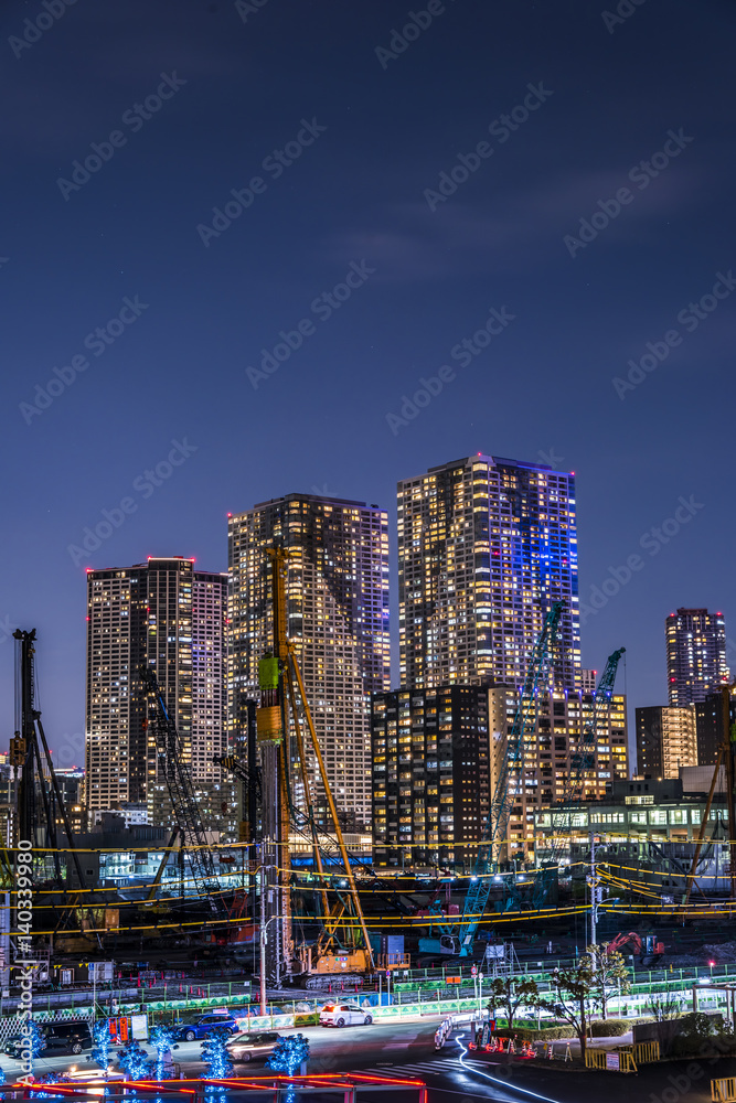 晴海の夜景 晴海の夜景