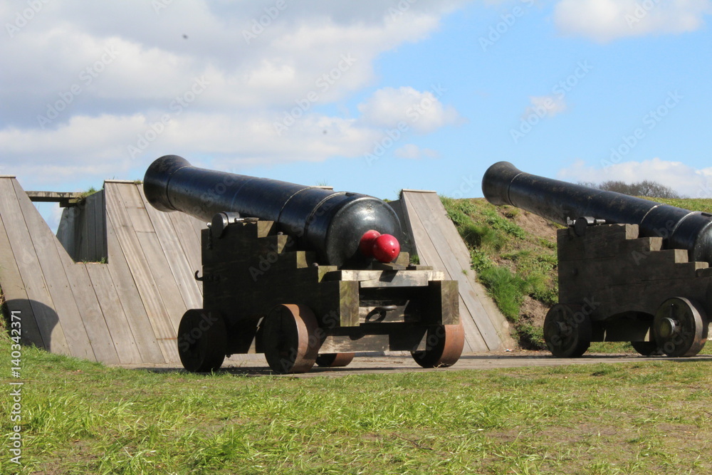 Kanone schwarz (Bourtange NL)