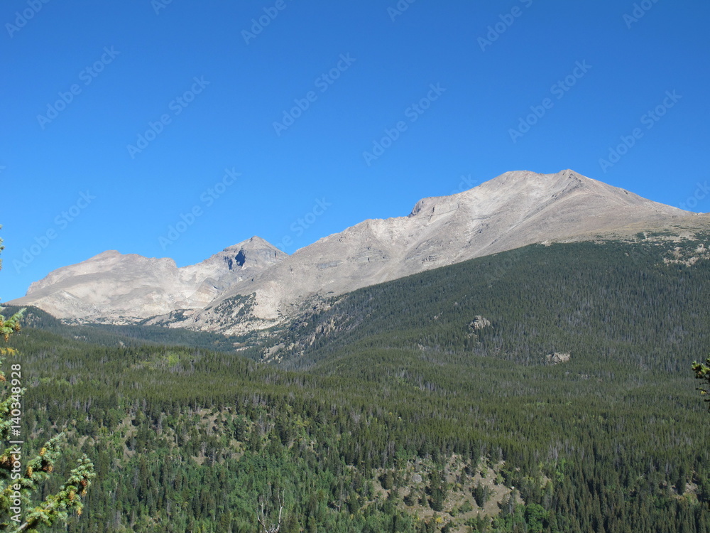 Enroute to Pear Lake in Rocky Mountain National Park Enroute to Pear Lake in Rocky Mountain National Park