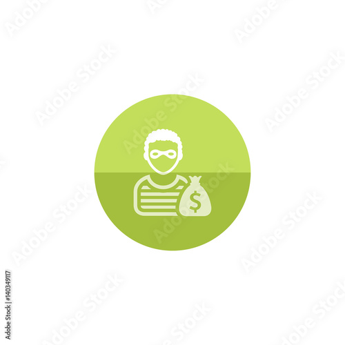 Circle icon - Burglar