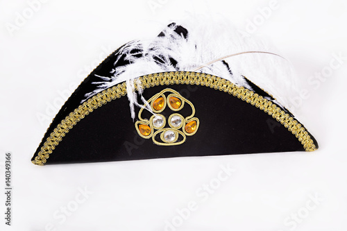 Canvas Print cocked hat on a white background