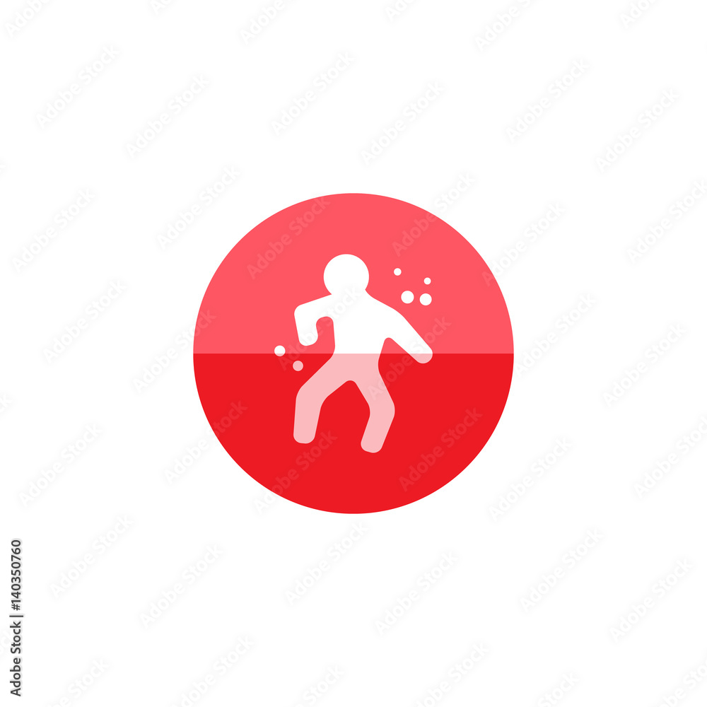 Circle icon - Crime victim Circle icon - Crime victim