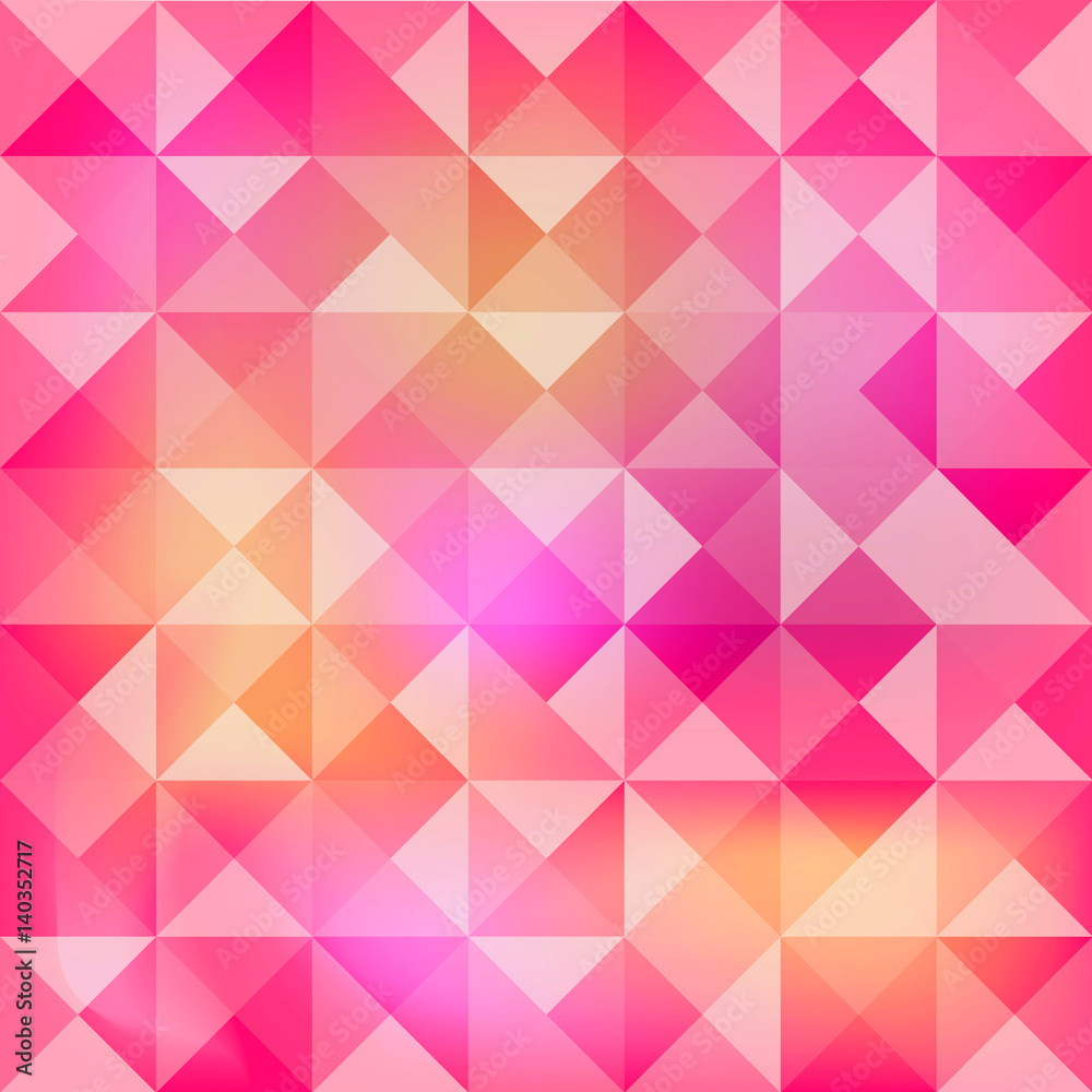 pink and red triangle pattern