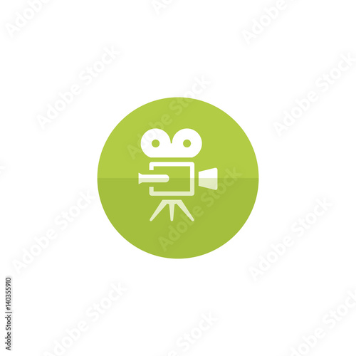 Circle icon - Movie camera