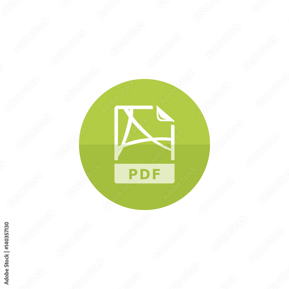 Circle icon - Portable document file format Circle icon - Portable document file format