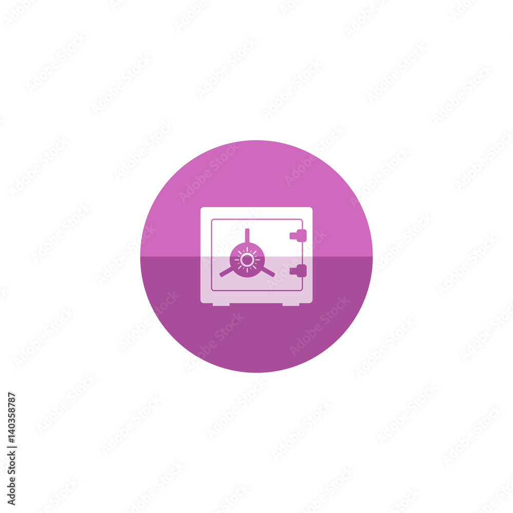 Circle icon - Safe box Circle icon - Safe box