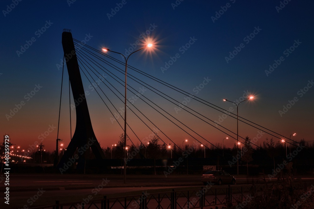 Obraz premium Night City
