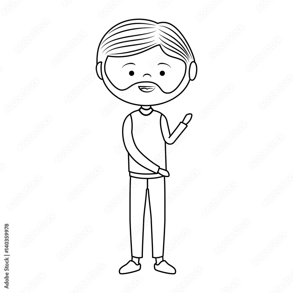 young man avatar character vector illustration design young man avatar character vector illustration design