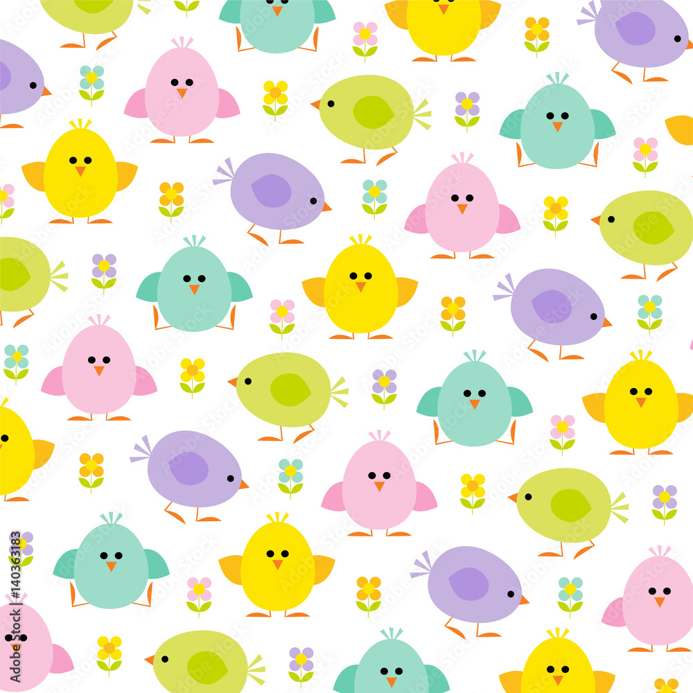 pastel Easter chicks pastel Easter chicks