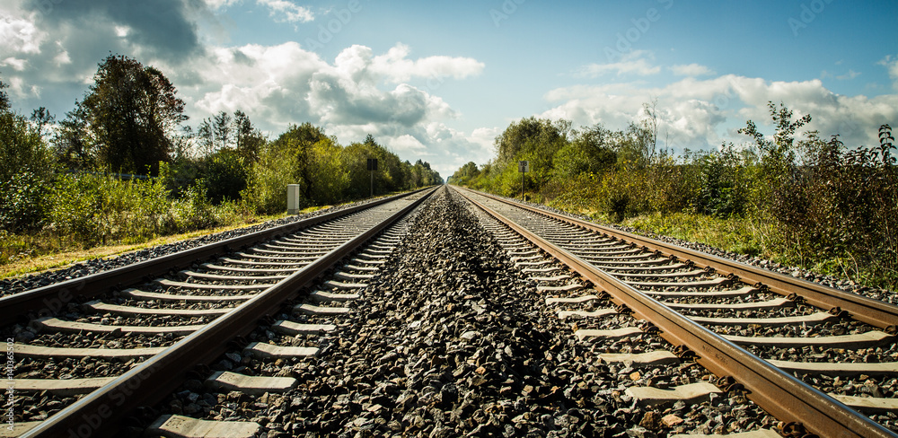 Fototapeta premium Endless rails