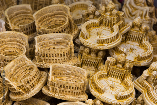 Photography models of sights (colosseum, st