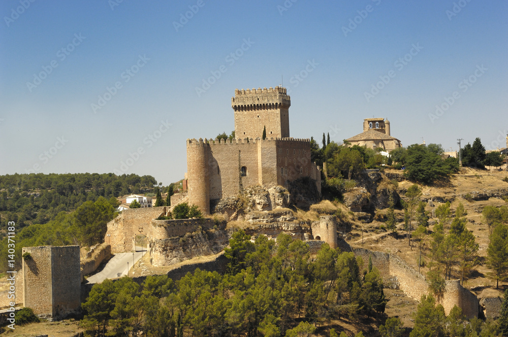 Castle of Alarcon, Cuenca, Castilla La Mancha, Spain