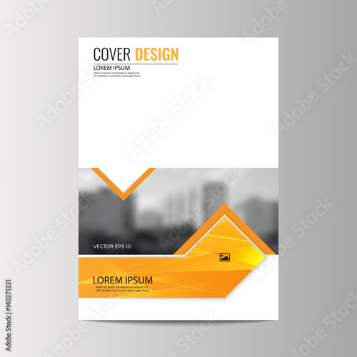 Abstract flyer design background. Brochure template.