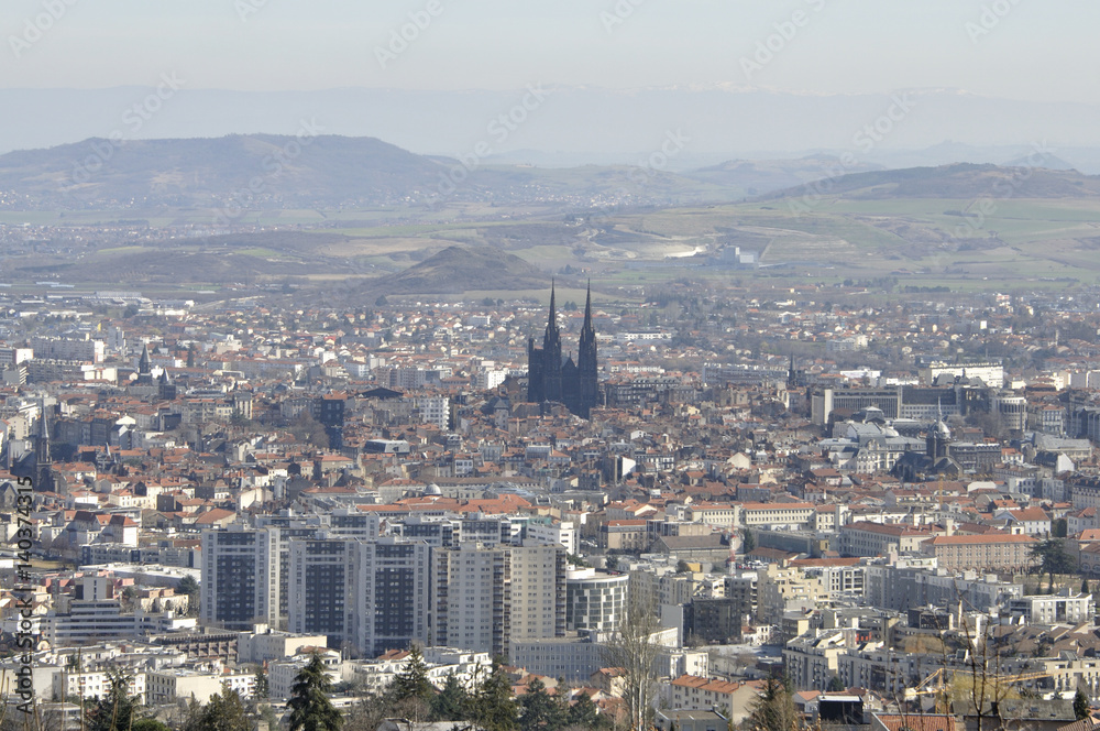 Clermont-Ferrand (vue aérienne)