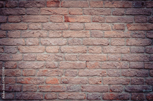 Empty old loft brick wall texture