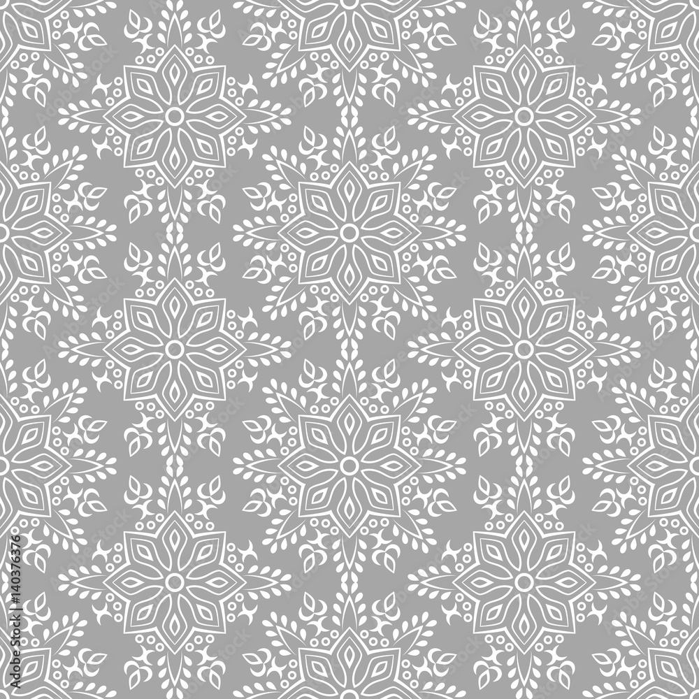 Arabic, islamic, indian seamless pattern