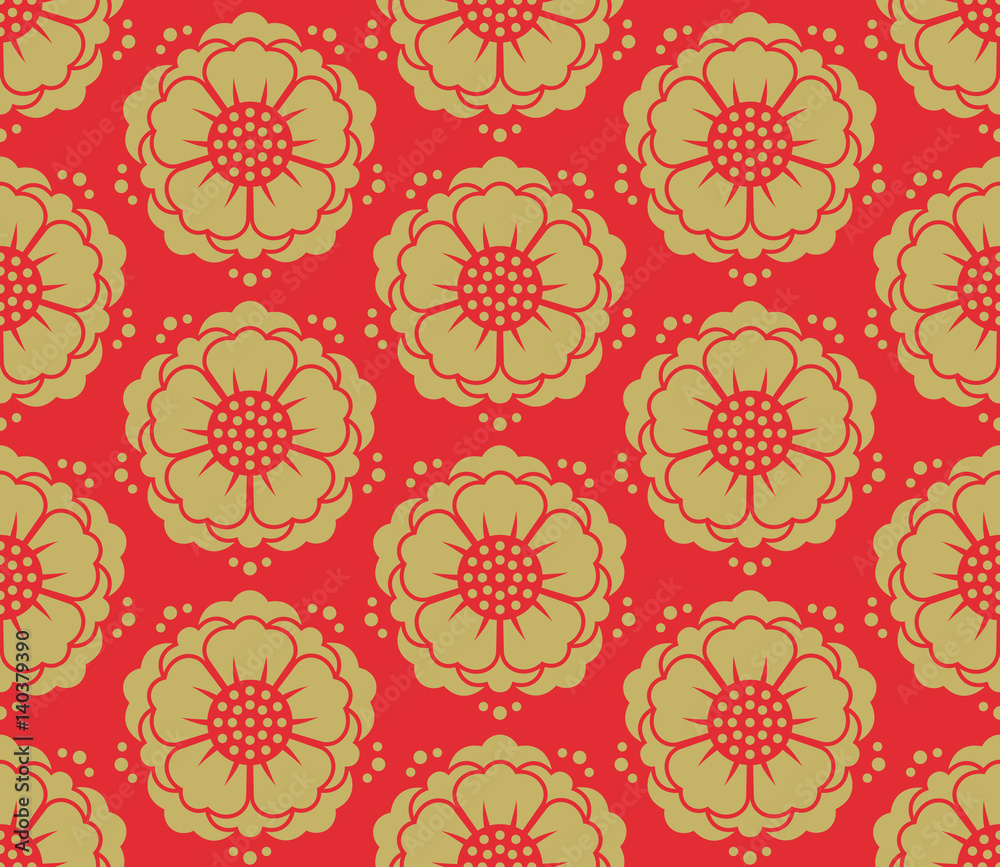 Seamless vector korean pattern