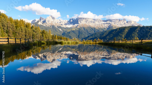 Spiegelbild Berge im stillen See